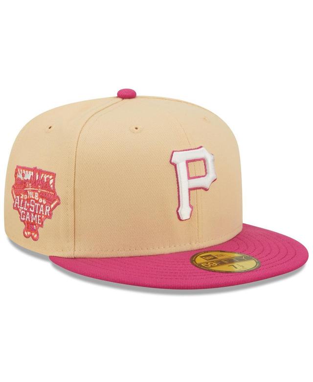 Mens New Era Orange Pittsburgh Pirates 2006 Mlb All-Star Game Mango Passion 59FIFTY Fitted Hat - Orange Product Image