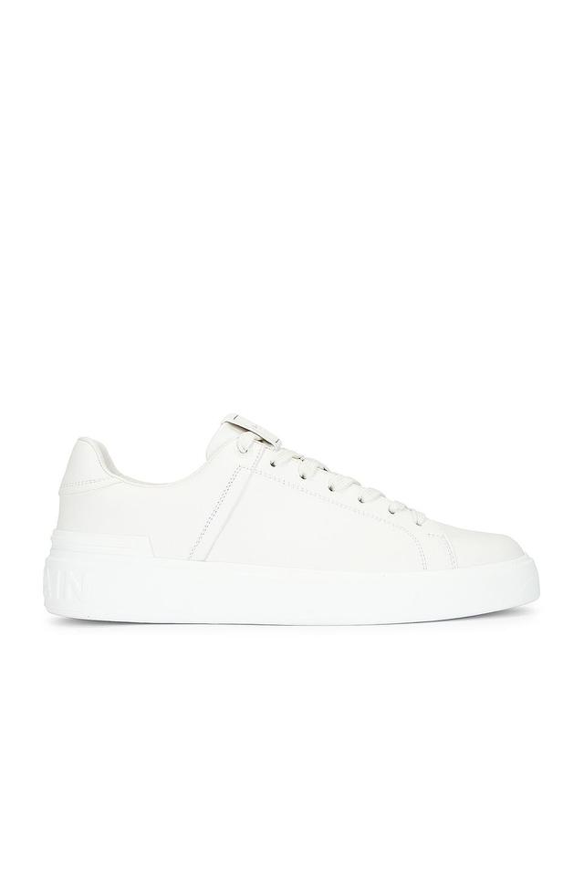 BALMAIN B-Court Sneaker in White Product Image