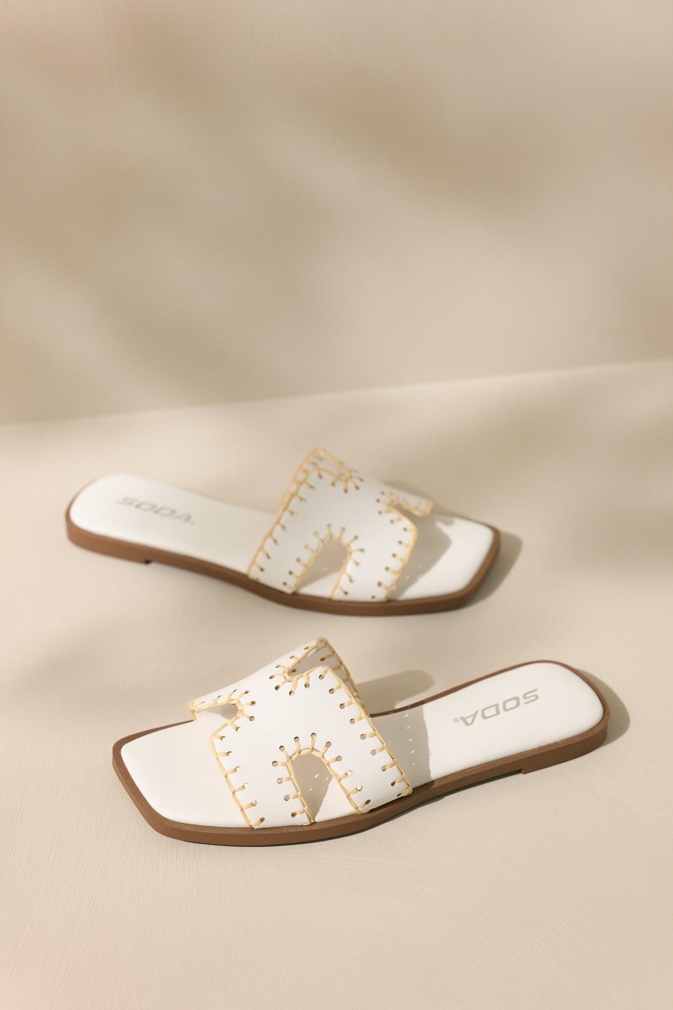 Surfside Strolls White Sandals Product Image