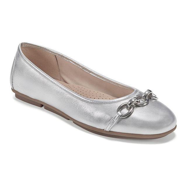 Easy Spirit Brandi Womens Leather Ballet Flats Product Image