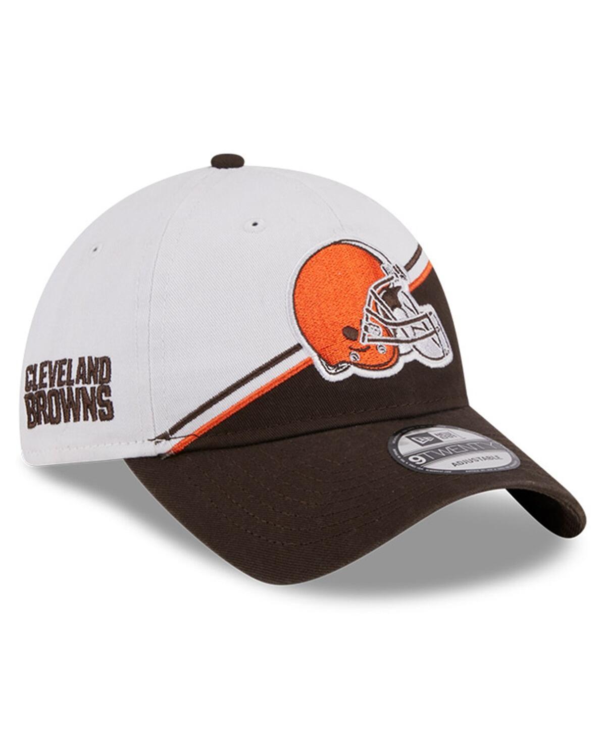 Mens New Era White Cleveland Browns 2023 Sideline 9TWENTY Adjustable Hat - White Product Image