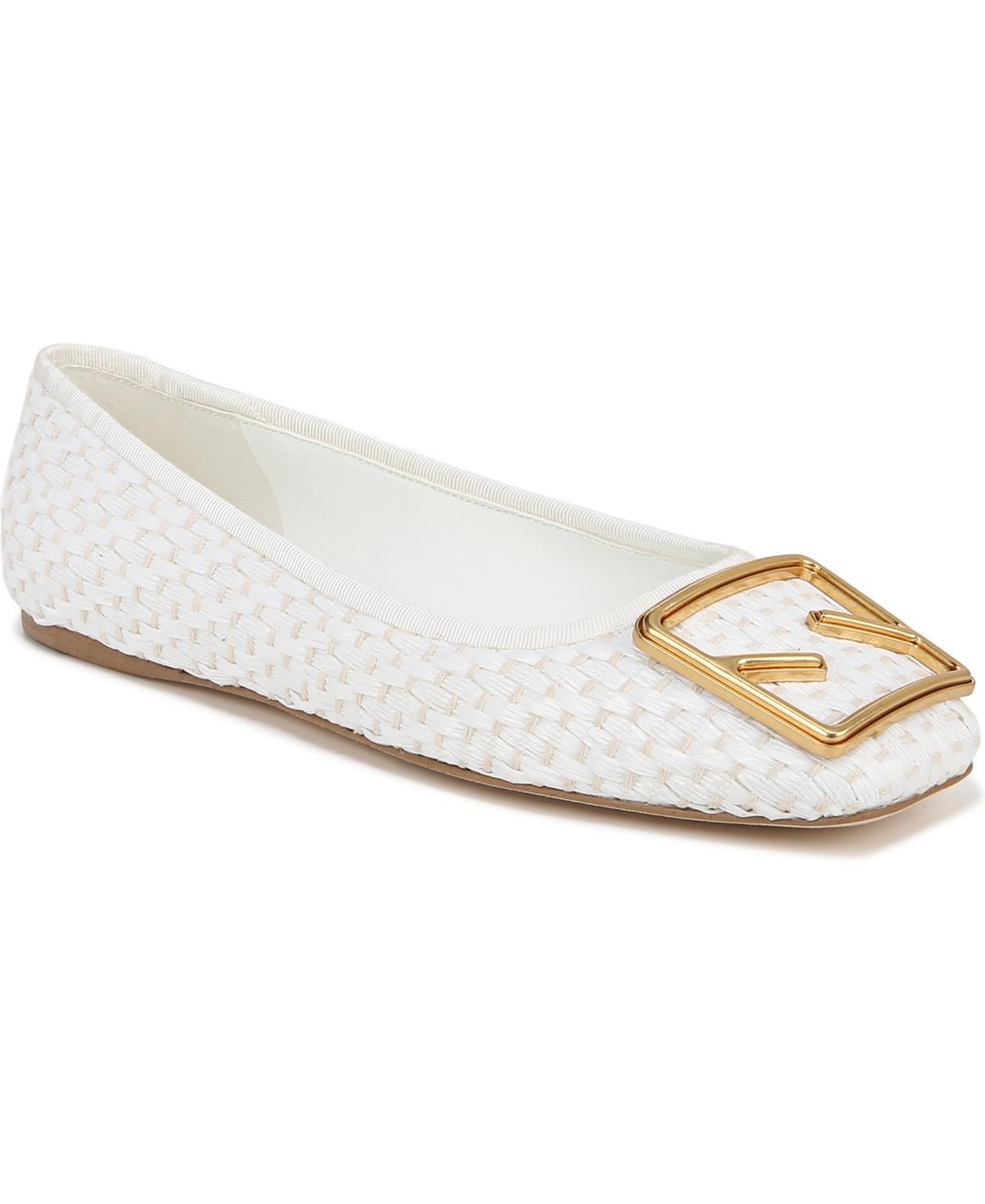 Sarto by Franco Sarto Flexa Amaya Woven Raffia Square Toe Ballet Flats Product Image