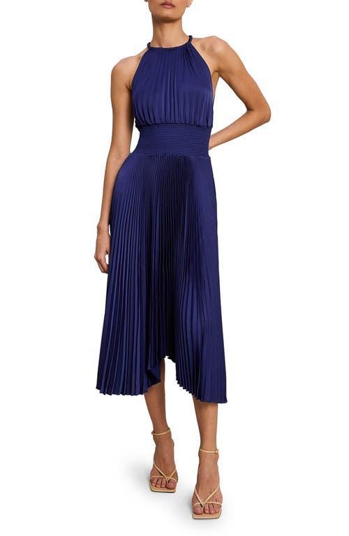 A. L.C. Renzo II Pleated Sleeveless Midi Dress Product Image