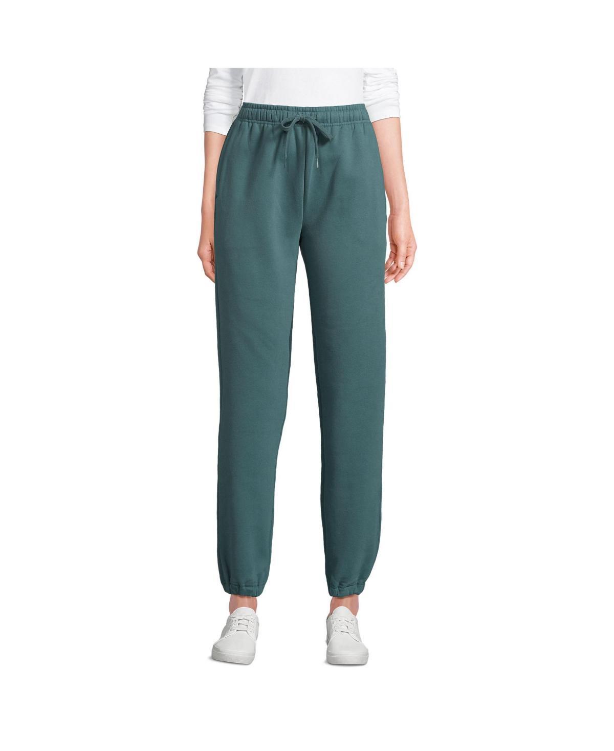 Lands End Womens Serious Sweats High Rise Jogger Pants Product Image