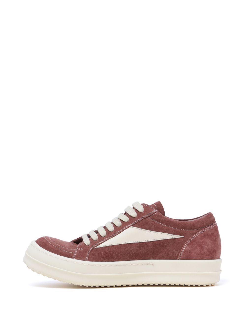 Vintage low-top suede sneakers Product Image