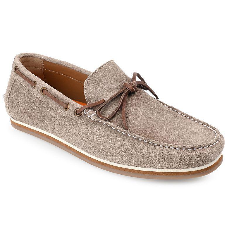 Thomas & Vine Sadler Mens Suede Moccasin Loafers Brown Product Image