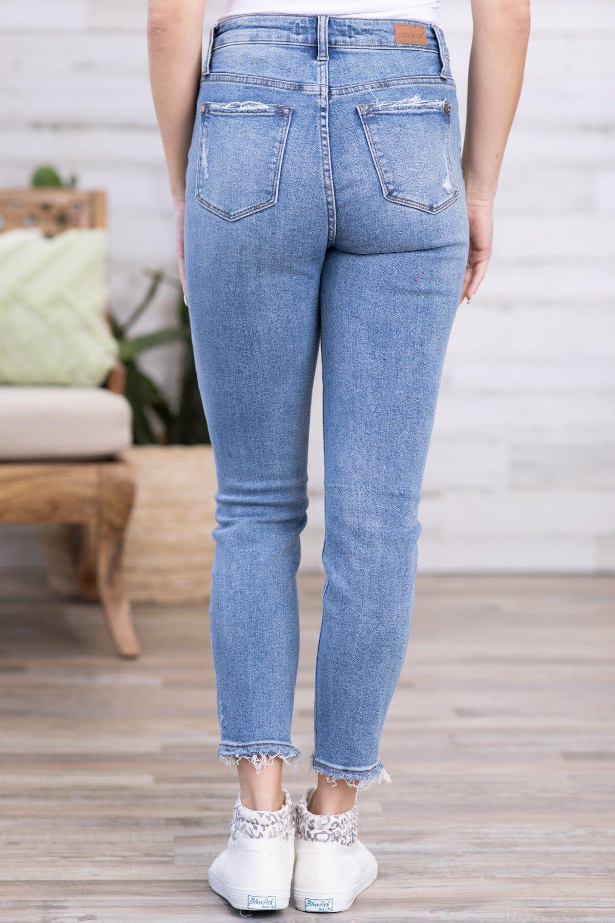 Judy Blue Mineral Wash Relaxed Fit Jeans Product Image