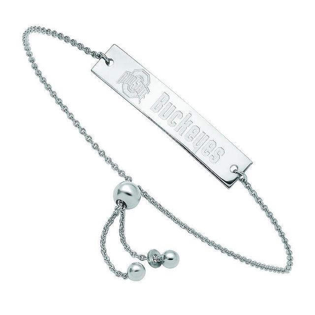 LogoArt Sterling Silver Winnipeg Jets Adjustable Bracelet, Womens Product Image