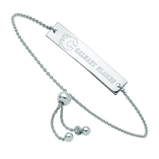 LogoArt Sterling Silver Winnipeg Jets Adjustable Bracelet, Womens Product Image