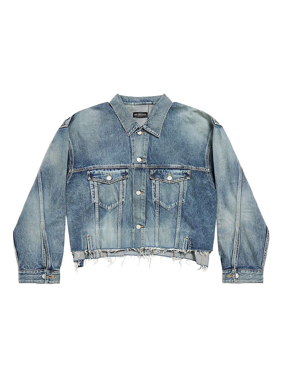 Womens Deconstructed Denim Jacket product image