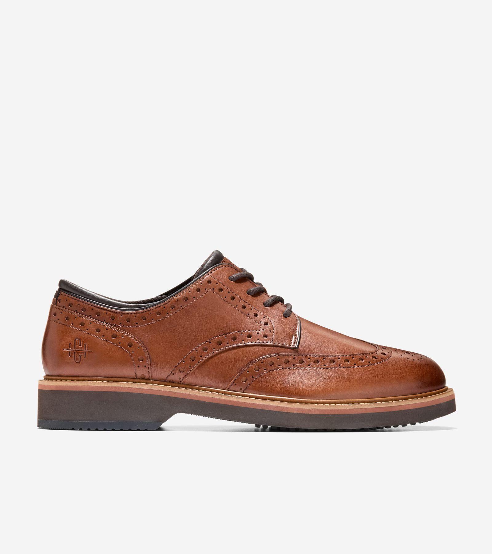 Cole Haan Mens American Classics Montrose Wing Oxford Shoes - Brown Size 8 Product Image