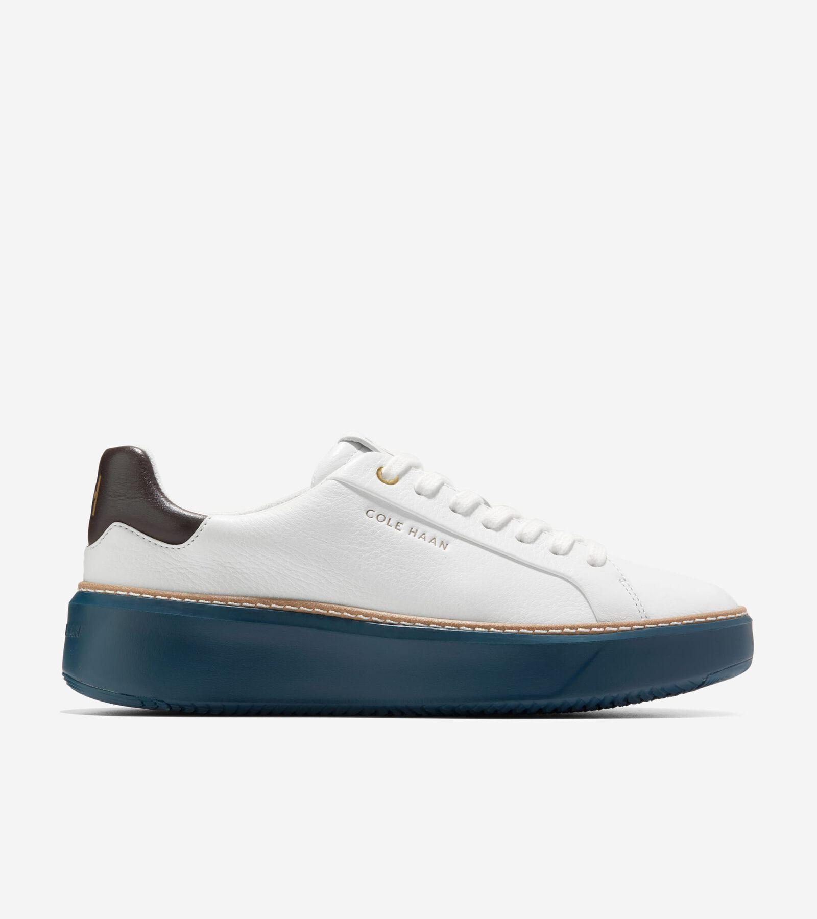 Cole Haan Womens GrandPr Topspin Sneaker - White Size 5 Product Image