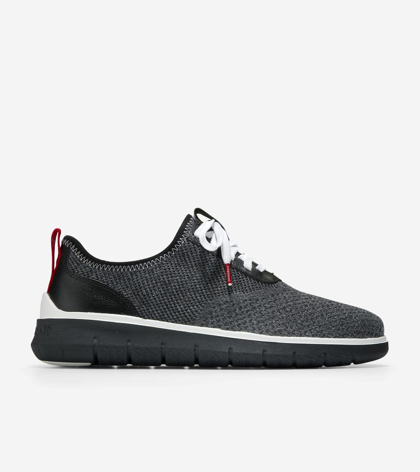 Cole Haan Generation Zerogrand Stitchlite Pinstripe/Black Knit/Barbados Cherry/Black) Men's Shoes Product Image