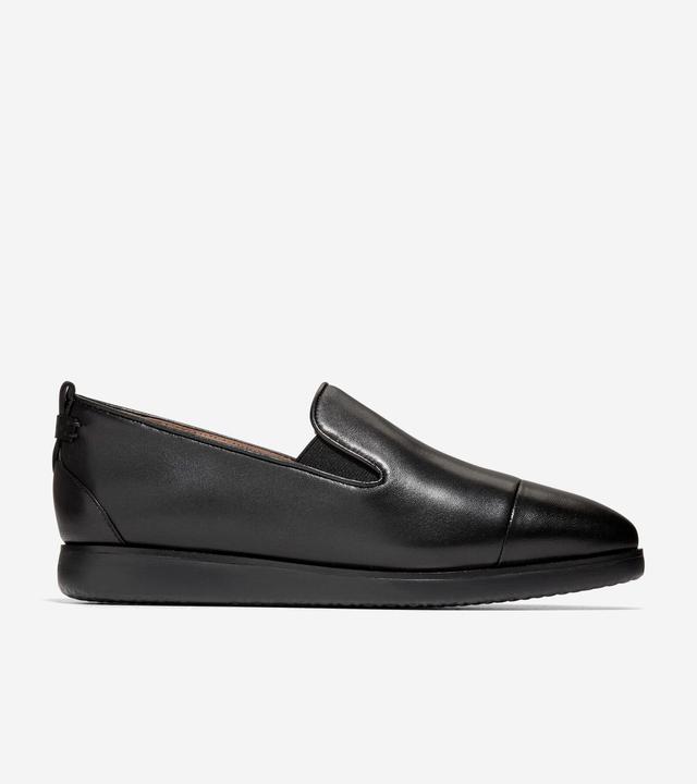 Cole Haan Womens Grand Ambition Slip-On Loafer - Black Size 6.5 Product Image