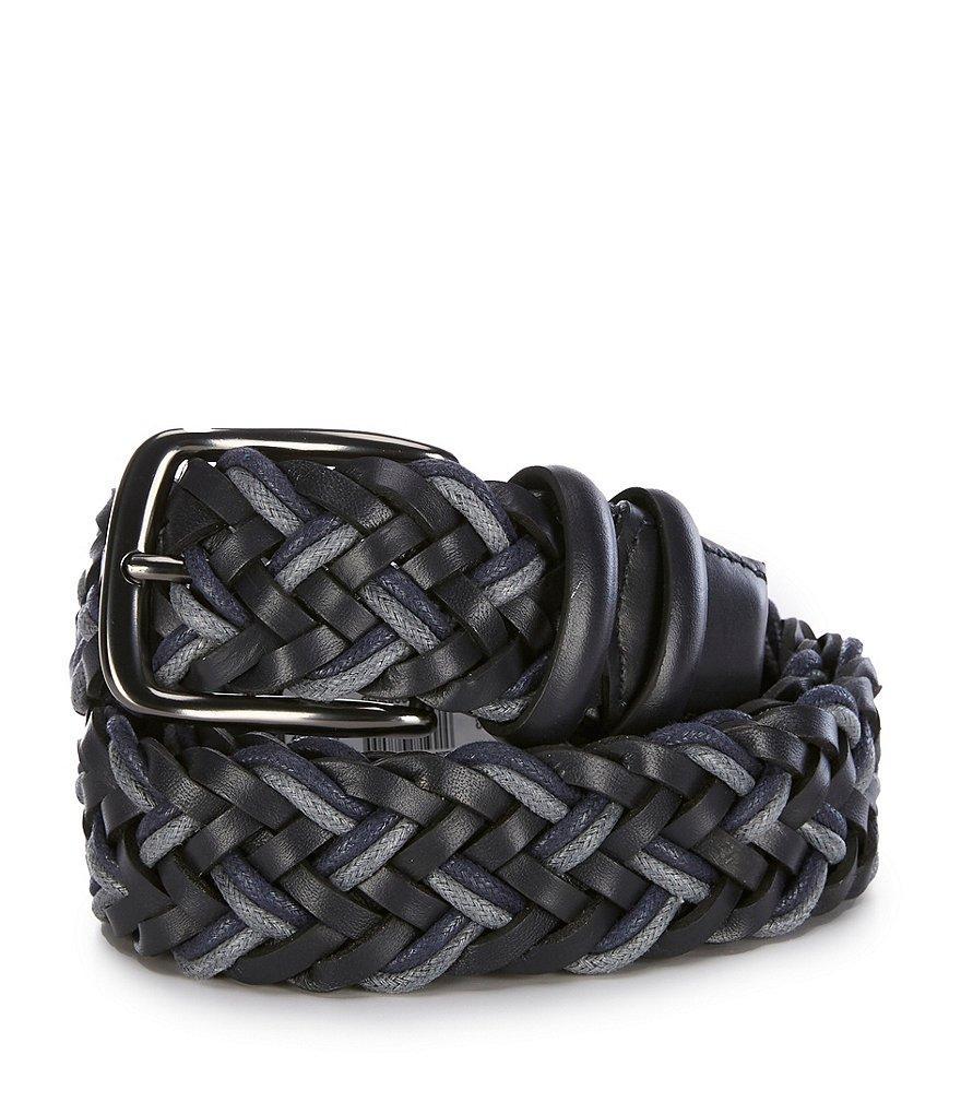 Cremieux Tri-Color Braided Leather/Corded Dress Belt Product Image