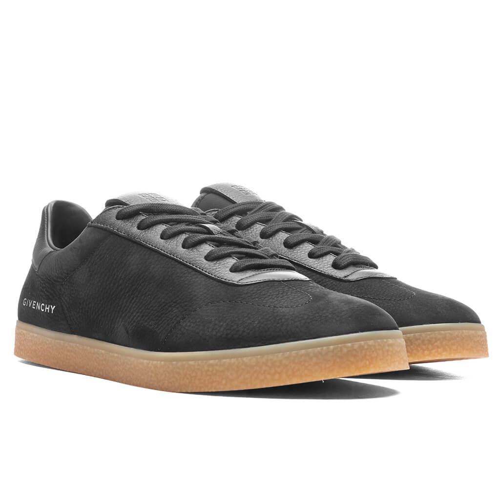 Town Nubuck and Leather Sneakers - Black Male Product Image