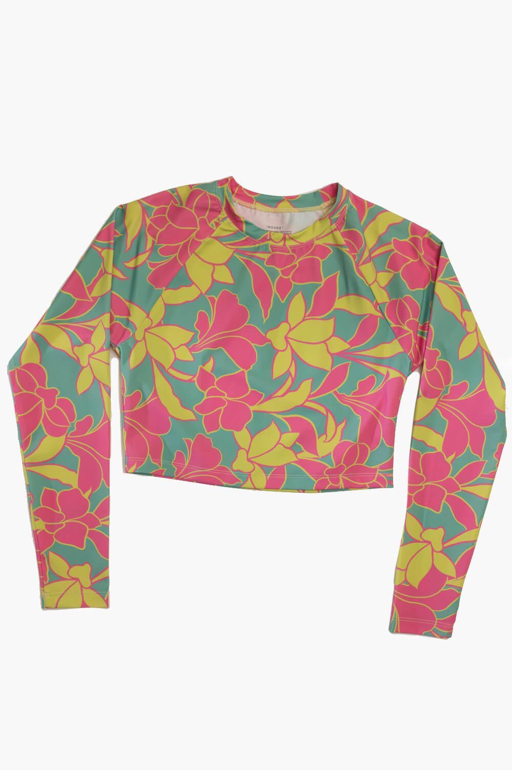 Sale Moana Long Sleeved Crop Rashie Product Image