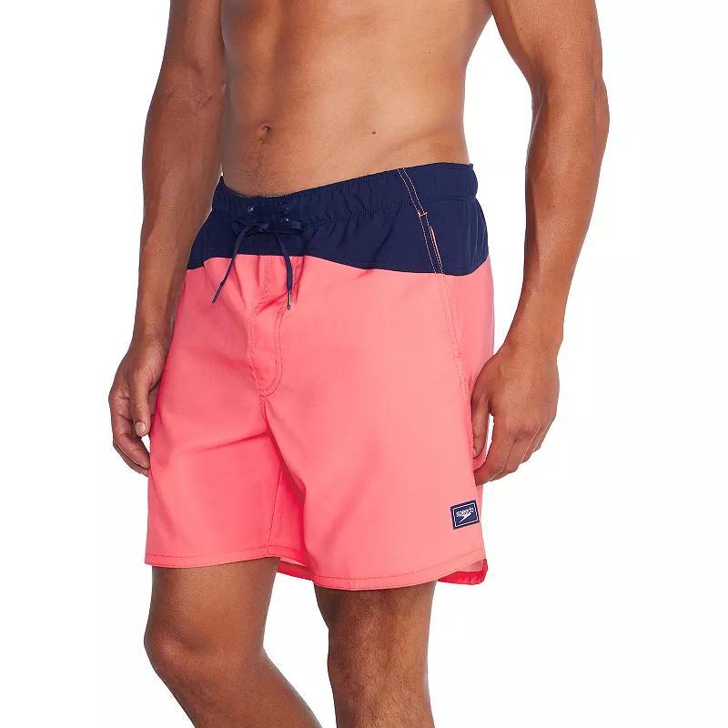 Mens Speedo Marina Flex Volley Swim Trunks Pink Product Image