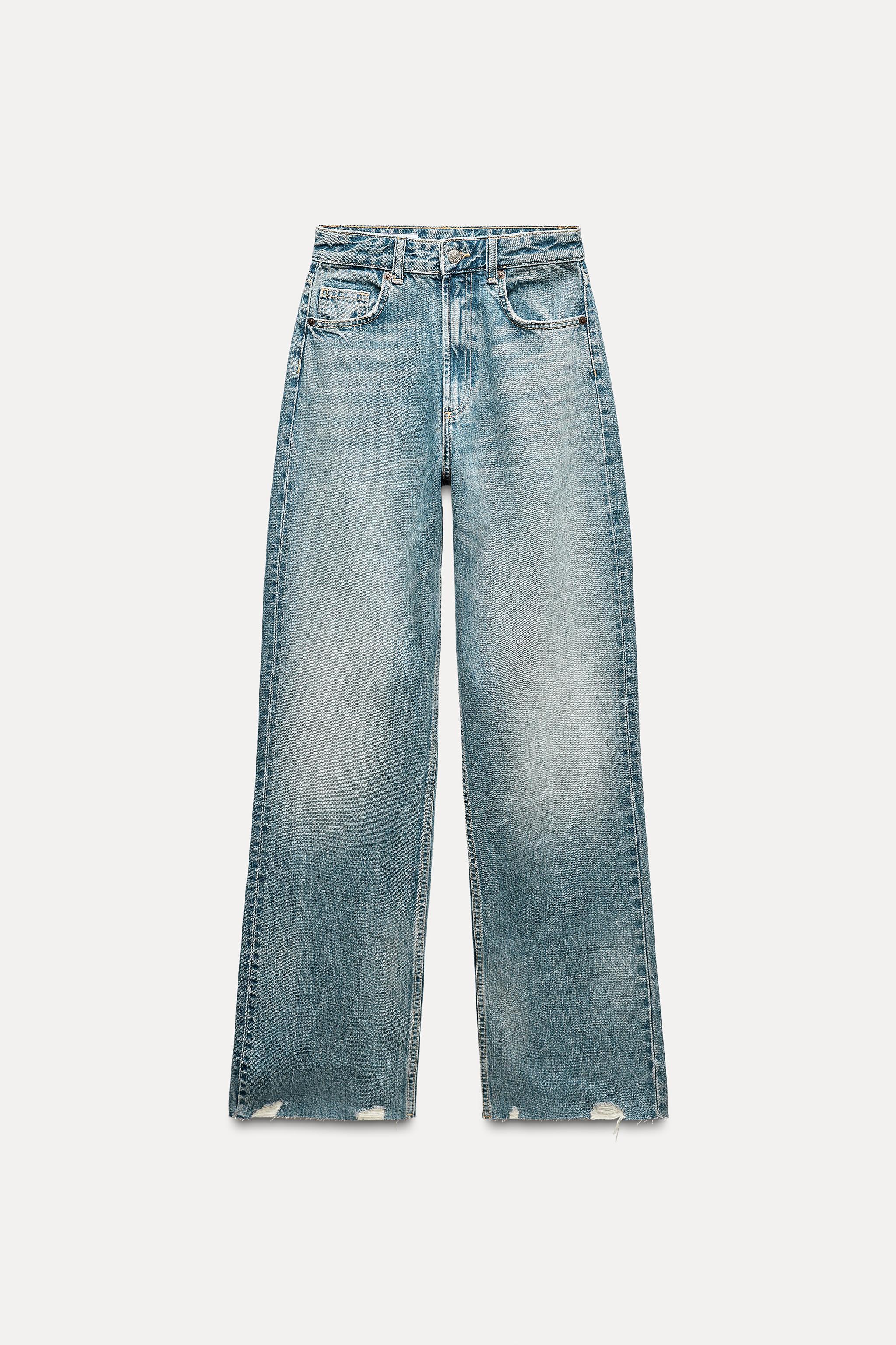 FULL LENGTH TRF HIGH RISE WIDE LEG JEANS Product Image