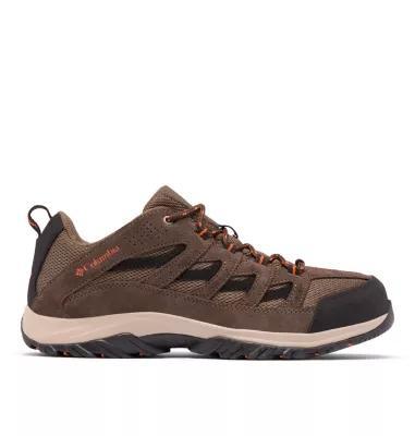 Columbia Crestwood Mens Trail Shoes Dark Brown Product Image