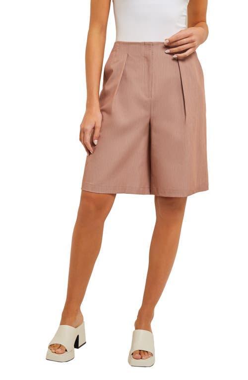 Misook Hollywood Waist Bermuda Shorts Product Image