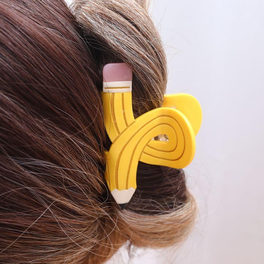 Pencil Acetate Hair Claw Clip Product Image