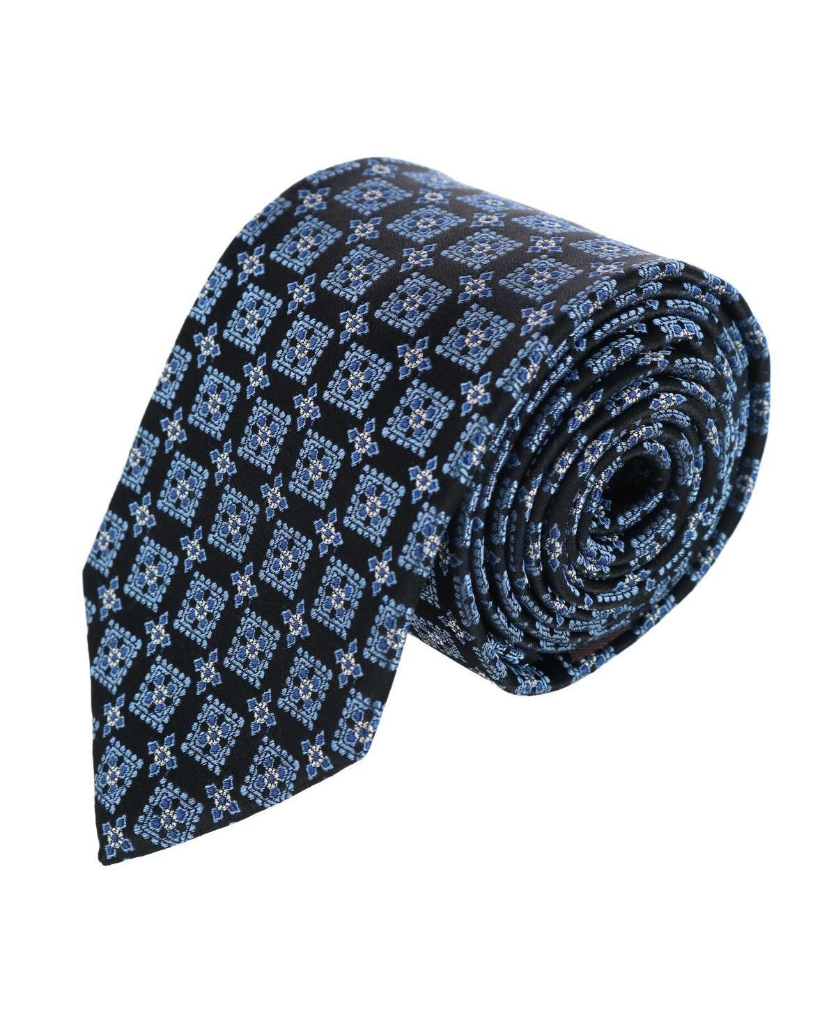 Trafalgar Mens Azzimato Diamond Stately Silk Necktie Product Image