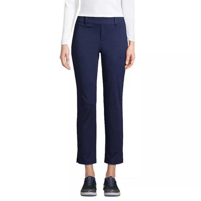 Lands End Womens Flex Mid Rise Pull On Crop Pants Product Image