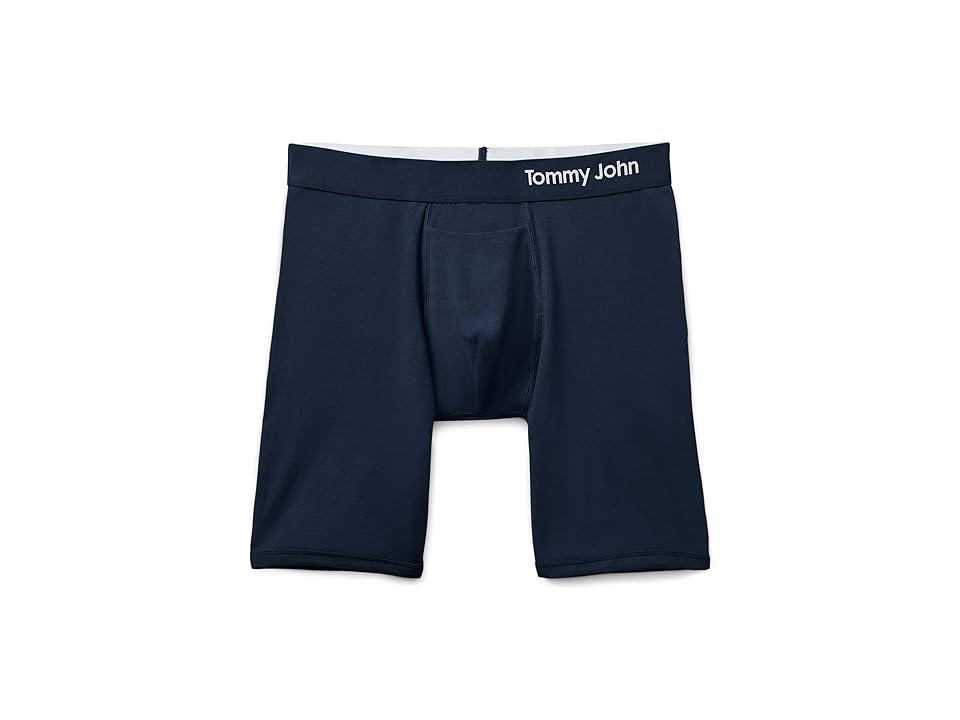 Tommy John Cool Cotton 8 Inseam Solid Boxer Briefs Product Image