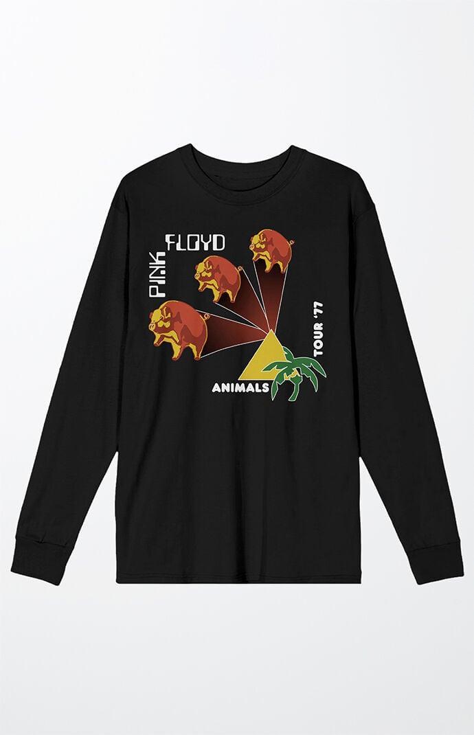 PacSun Mens Pink Floyd Animals Tour Long Sleeve T-Shirt - Blackarge Product Image