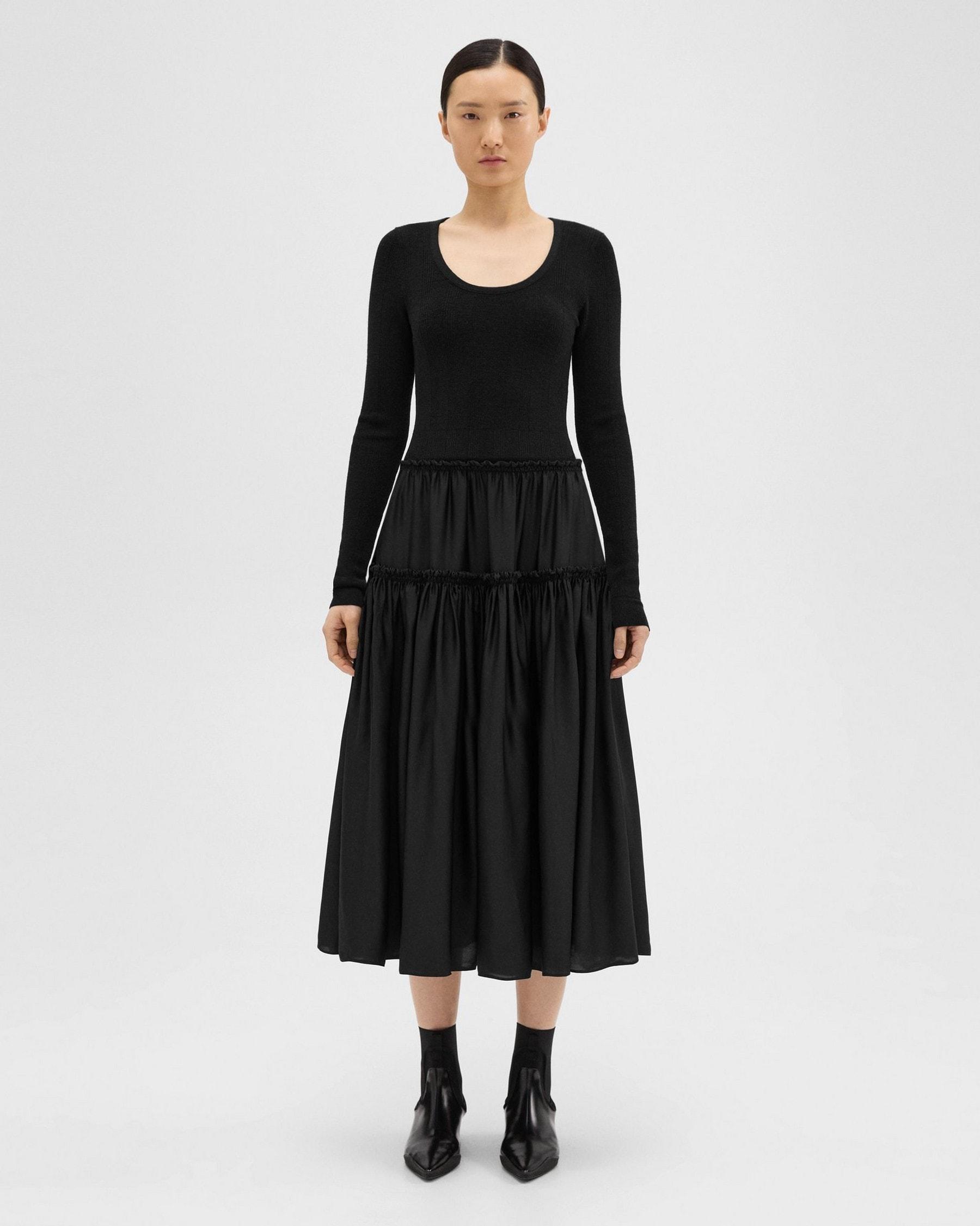 Wool-Viscose Combo Dress Product Image