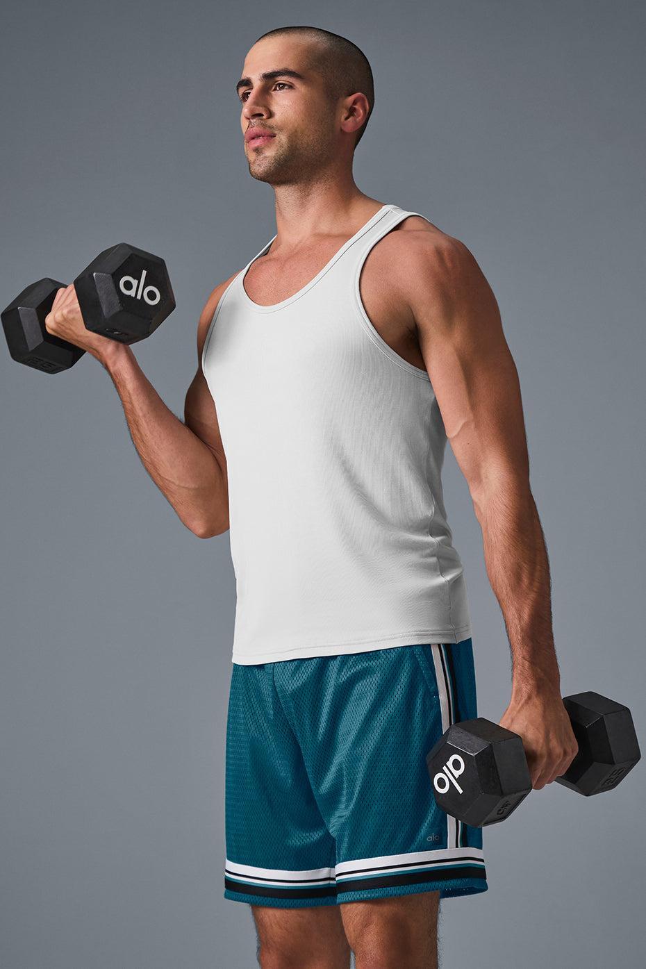 Everyday Modal Rib Tank - White Male Product Image