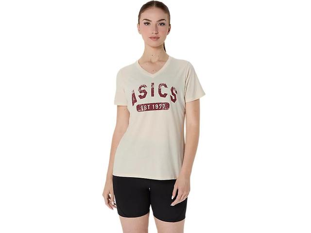 Womens Short Sleeve Est 1977 V-Neck Tee Product Image