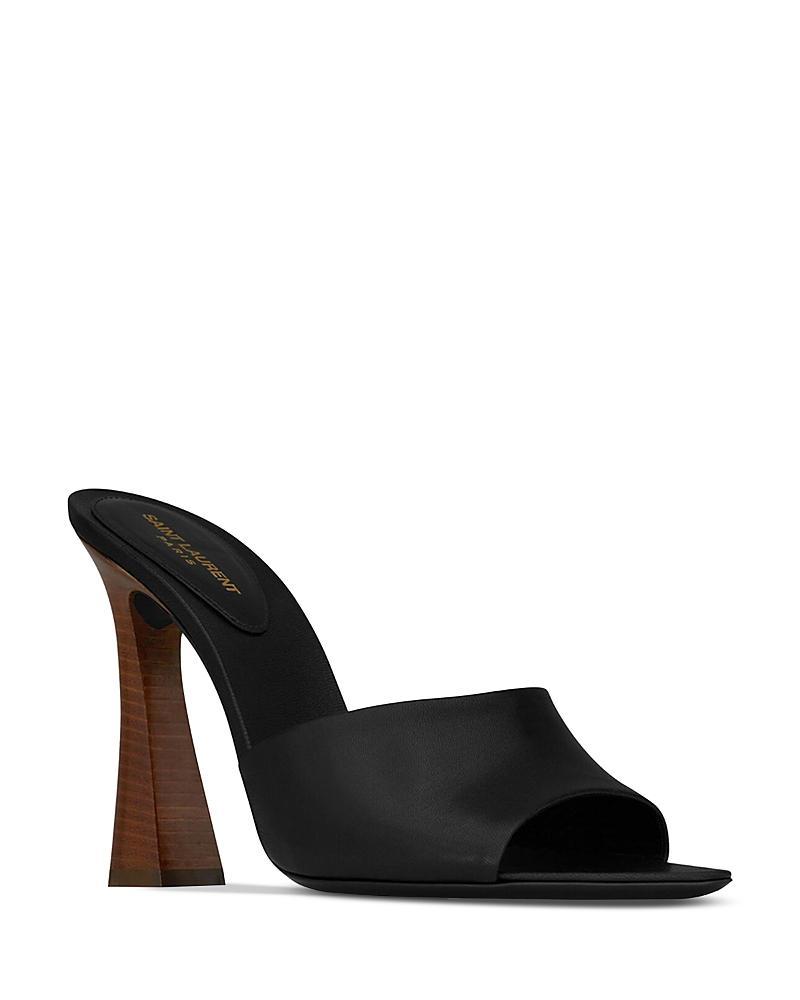 Womens Suite Mules in Smooth Leather Product Image