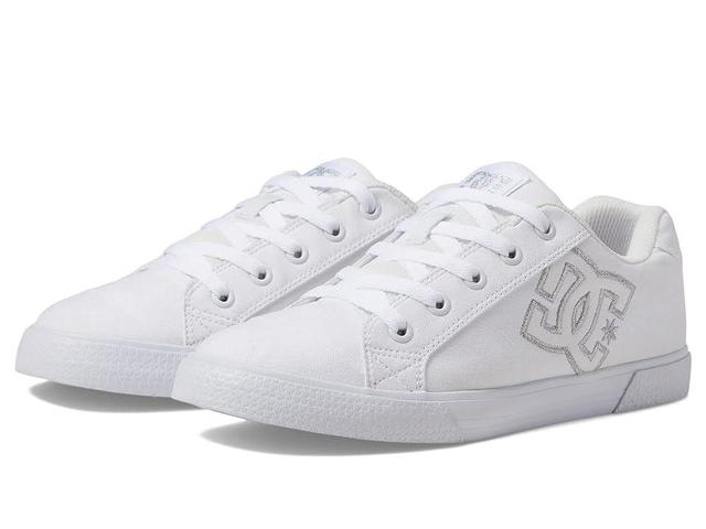 DC Chelsea TX Silver 1) Women's Skate Shoes Product Image