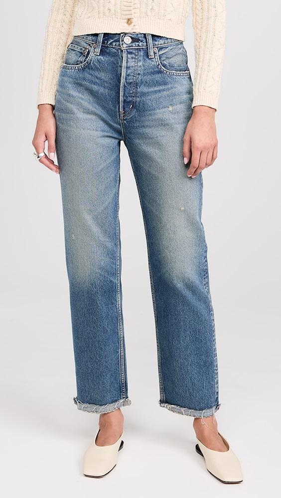 MOUSSY VINTAGE Mv Eniswood Wide Straight Jeans | Shopbop Product Image