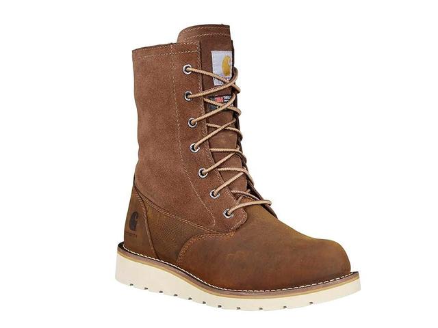 Womens Carhartt® 8" Waterproof Insulated Wedge Fold-Down Winter Boot - Hickory Product Image