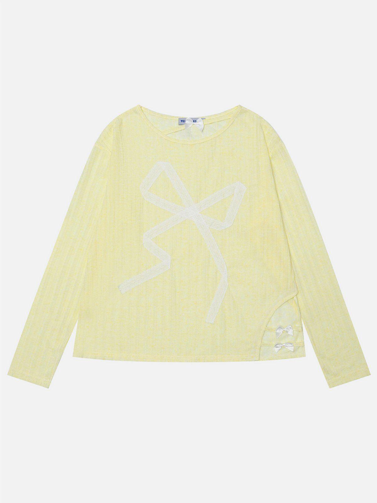 Aelfric Eden Lace Bow Long Sleeve Female Product Image