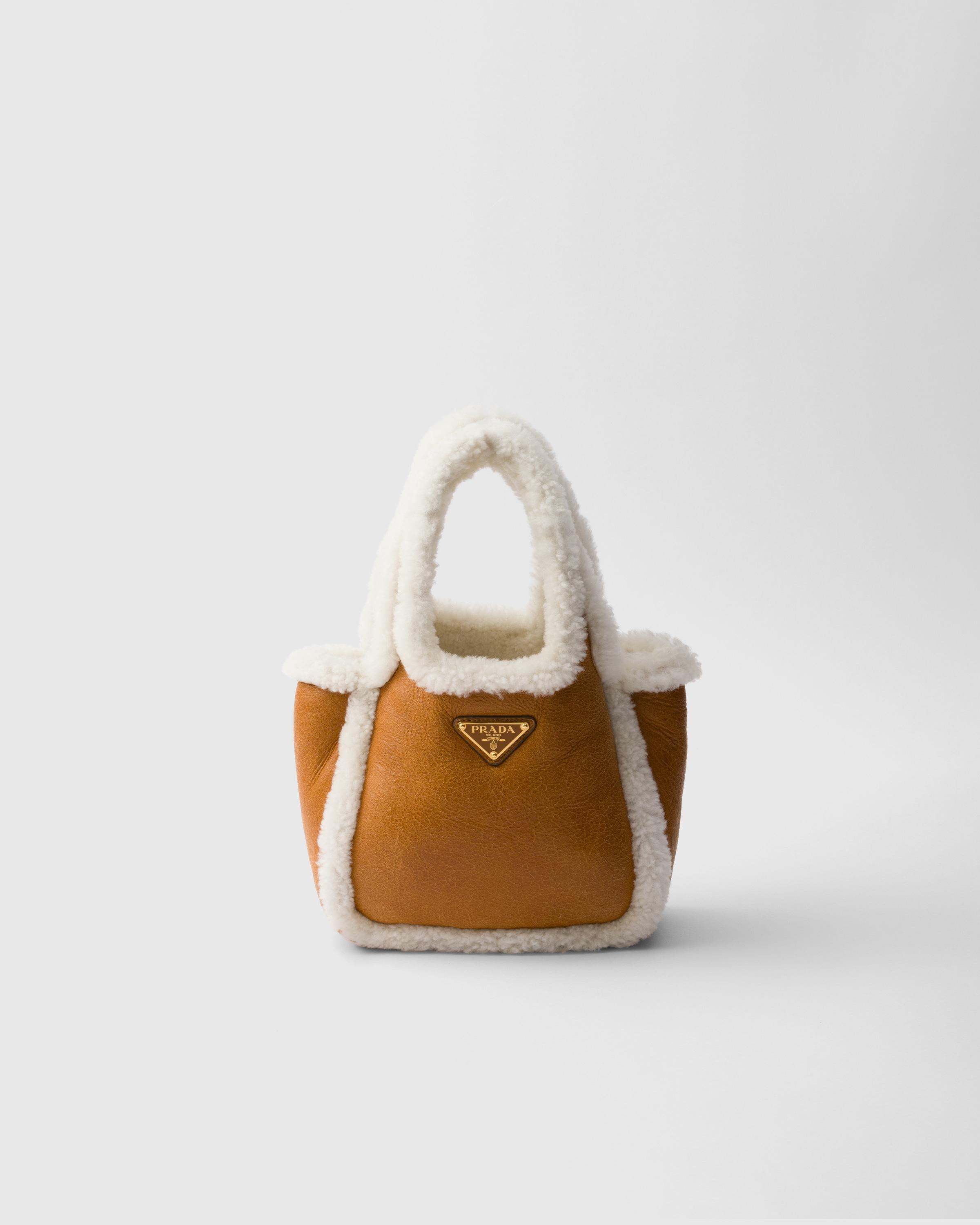 Shearling mini handbag Product Image