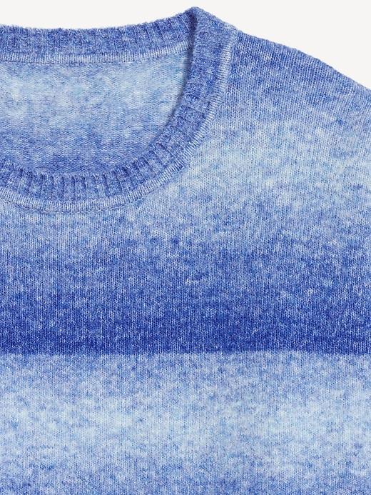 Cozy Crew-Neck Ombré Sweater Product Image