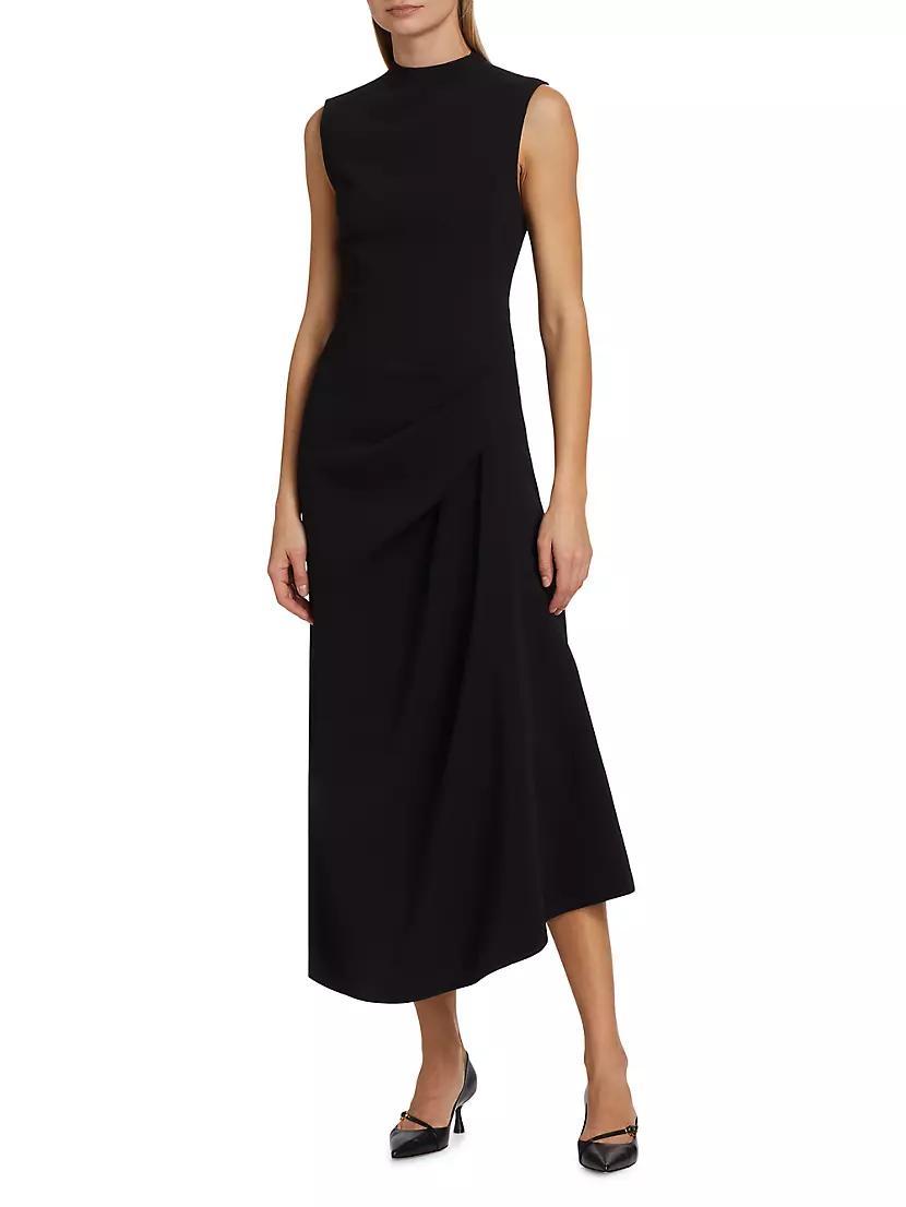 Kempsey Crepe Draped Maxi Dress Product Image