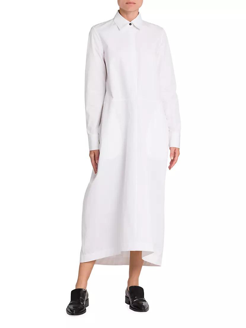 Coated Linen Shirtdress Product Image