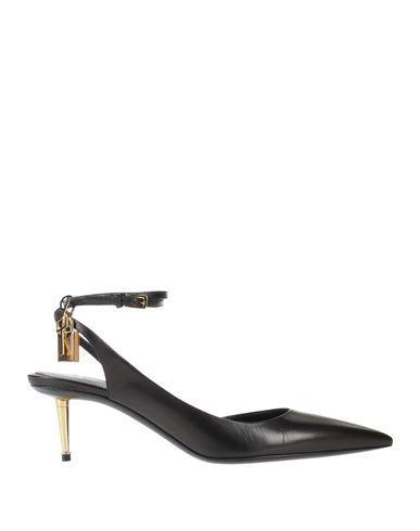 TOM FORD Woman Pumps Black Size 8 Goat Skin, Zamak, Brass Product Image