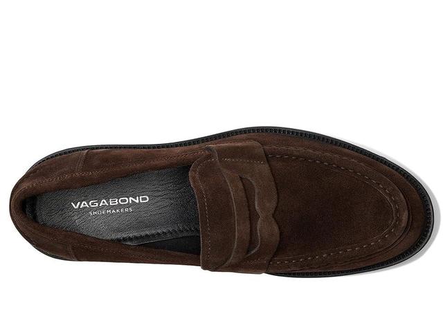 Vagabond Shoemakers Alex Suede Penny Loafer (Java Suede) Men's Shoes Product Image