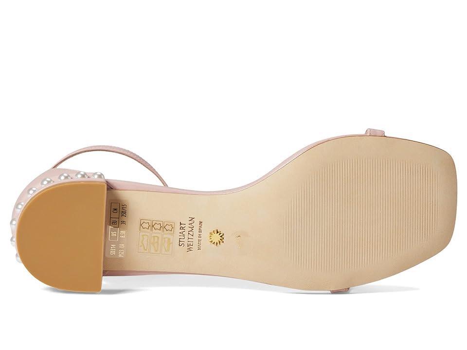 Stuart Weitzman Nudistcurve Pearl Flat Sandal (Ballet) Women's Shoes Product Image