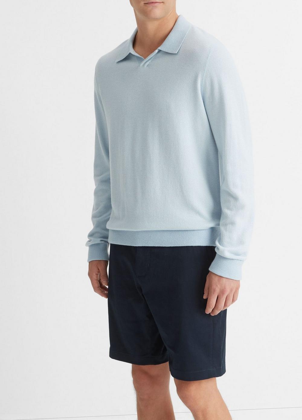 Birdseye Johnny Collar Sweater Product Image