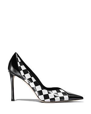 Jimmy Choo Womens Cass 95 Check Pointed Toe Pumps - 150th Anniversary Exclusive Product Image