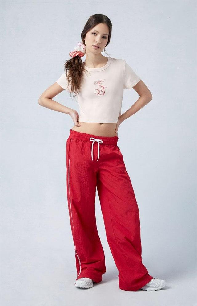 Women's Zip Up Track Pants Product Image