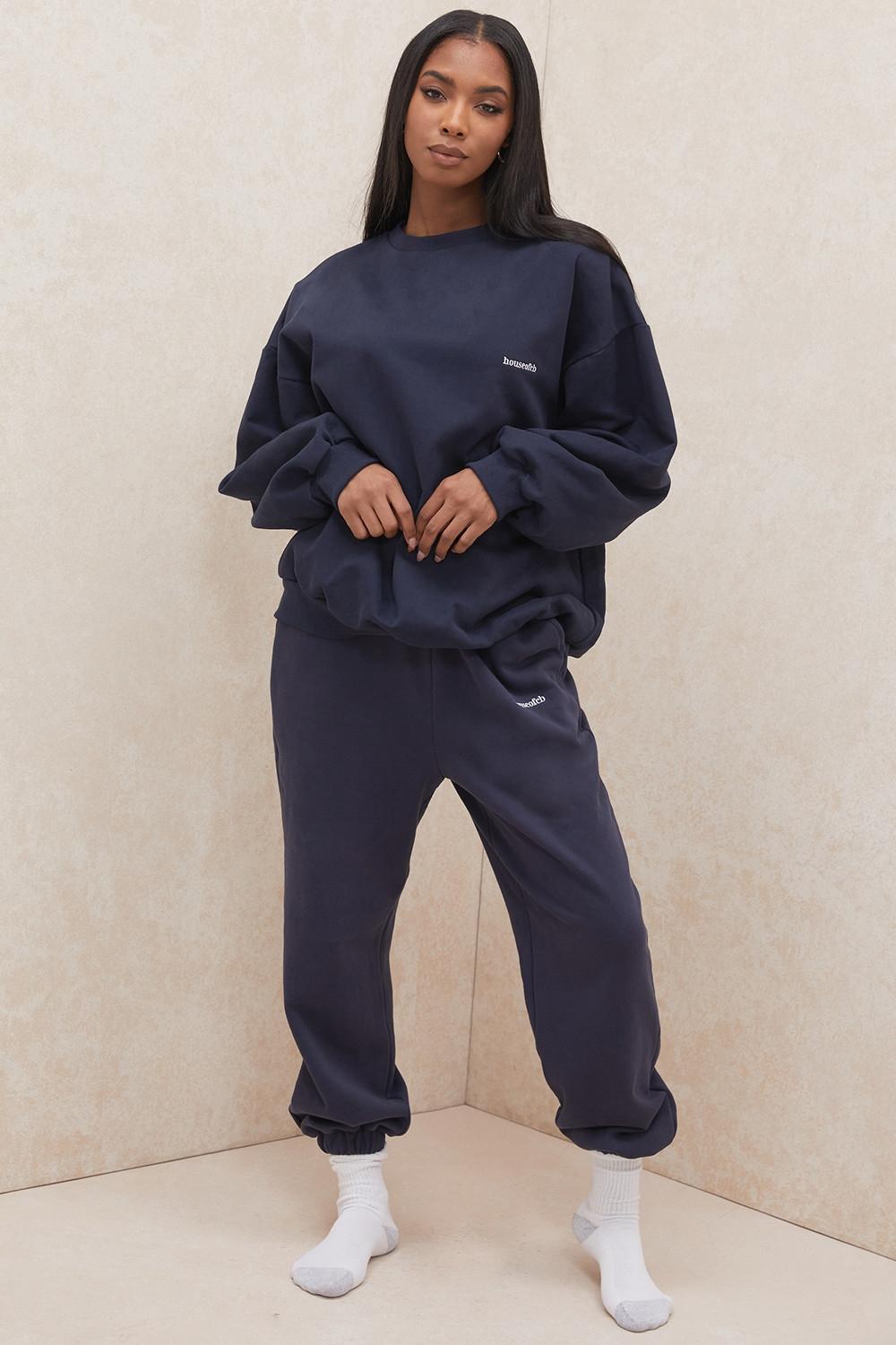 Sky Charcoal Fleece Back Jogging Trousers Product Image