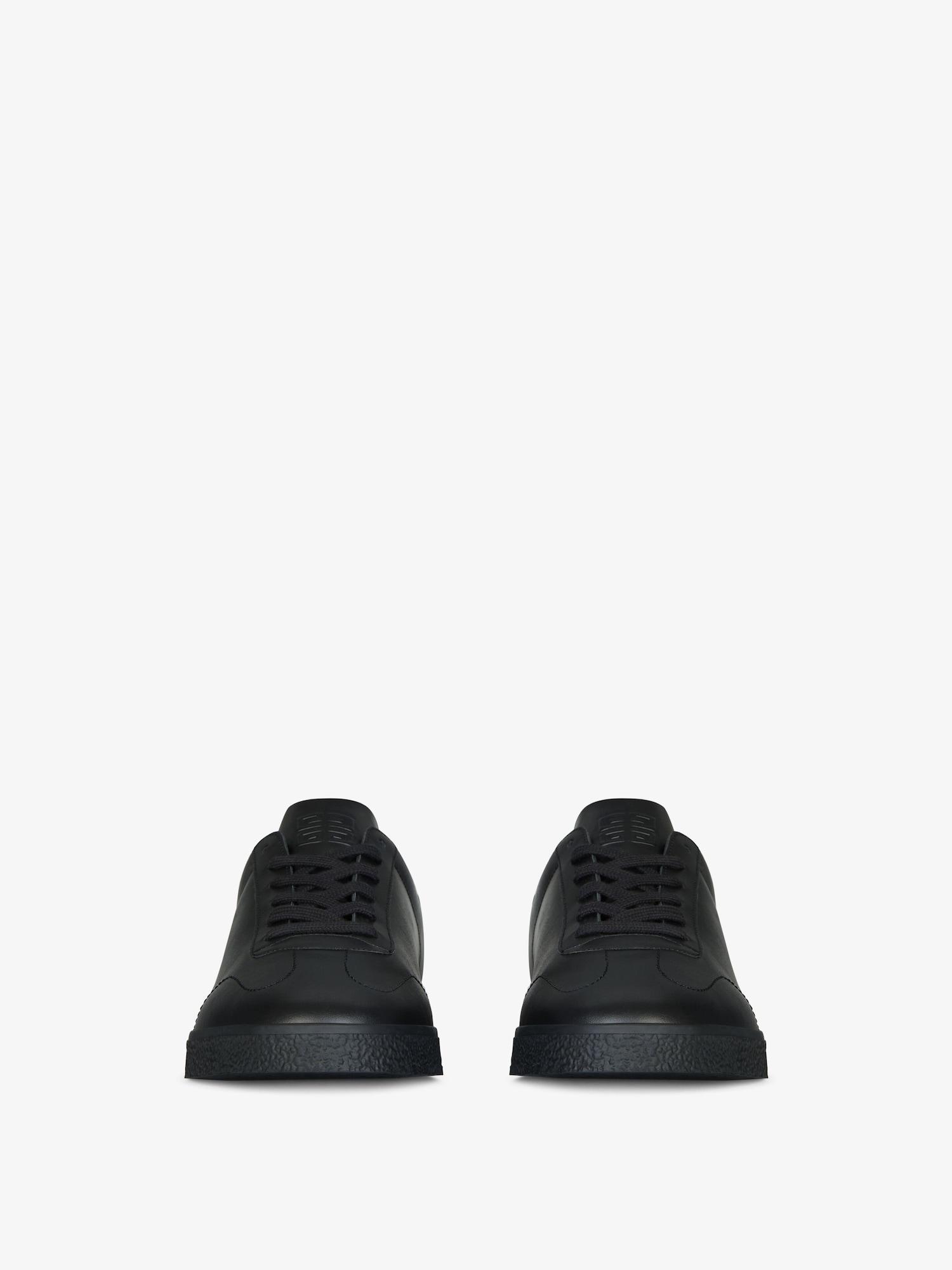 Town sneakers in leather Product Image